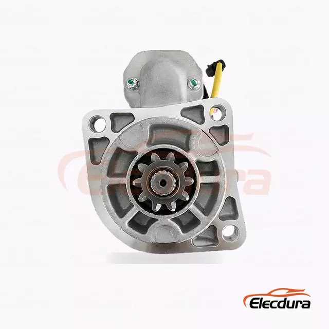 Denso-Type Visual-Match Variant T Starter Motor, Complete Side View
