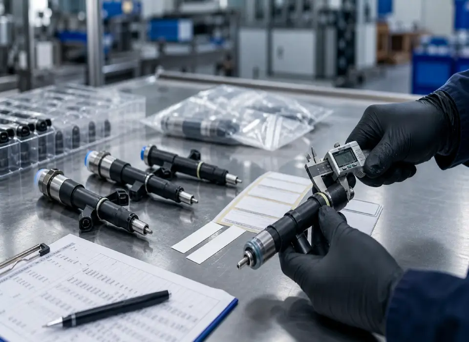 Inspecție de potrivire OE a injectorului diesel pentru aprovizionarea B2B
