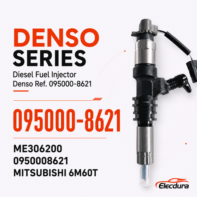Denso Ref. 095000-8621 Diesel Injector for Mitsubishi 6M60T