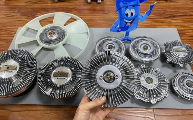 Heavy-duty fan clutch samples for trucks buses and machinery aftermarket parts