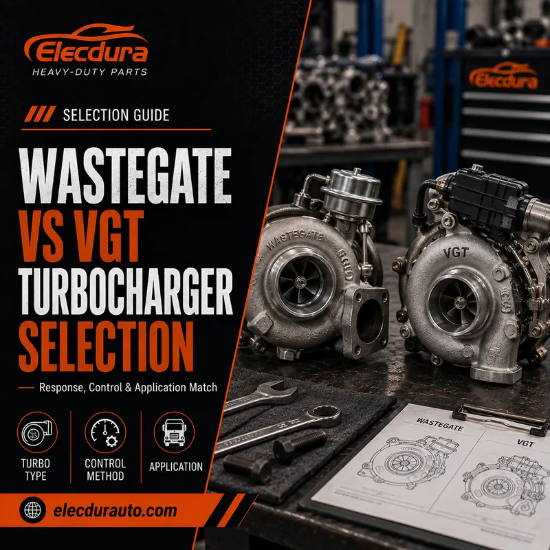 Wastegate vs. V&yacute;běr turbodmychadla VGT pro těžk&eacute; motory