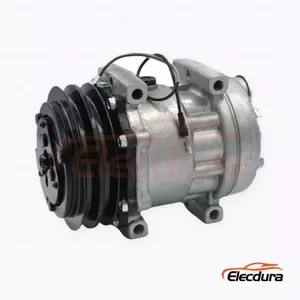7H13 12V A2 132 mm Heavy-Duty A/C Compressor for Caterpillar 307E construction equipment