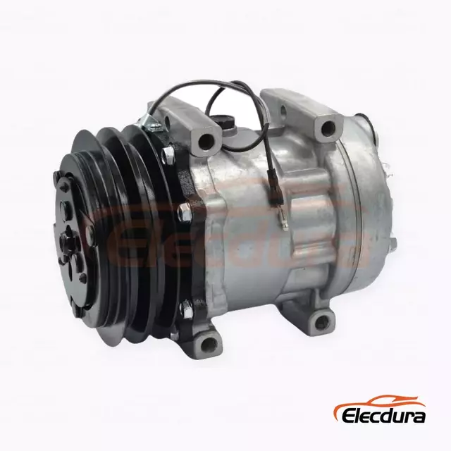 7H13 12V A2 132 mm Heavy-Duty A/C Compressor for Caterpillar 307E construction equipment
