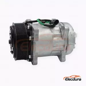 7H15 24V 8PK Heavy-Duty A/C Compressor for Foton M4 truck 8PK rear-port version