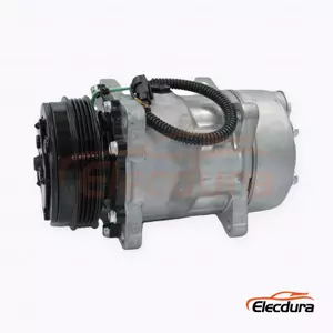7H15 24V 4PK 112 mm Heavy-Duty A/C Compressor for Dongfeng Tianjin 4PK truck version