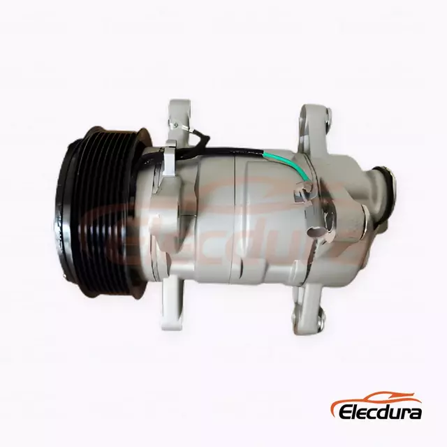 10S13G 24V PV8 119mm Heavy-Duty A/C Compressor for Foton Aumark M4 truck - Rear-Port