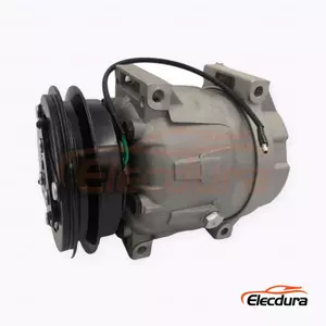 V5 24V A1 131 mm Heavy-Duty A/C Compressor for Hyundai Dash-9 excavator