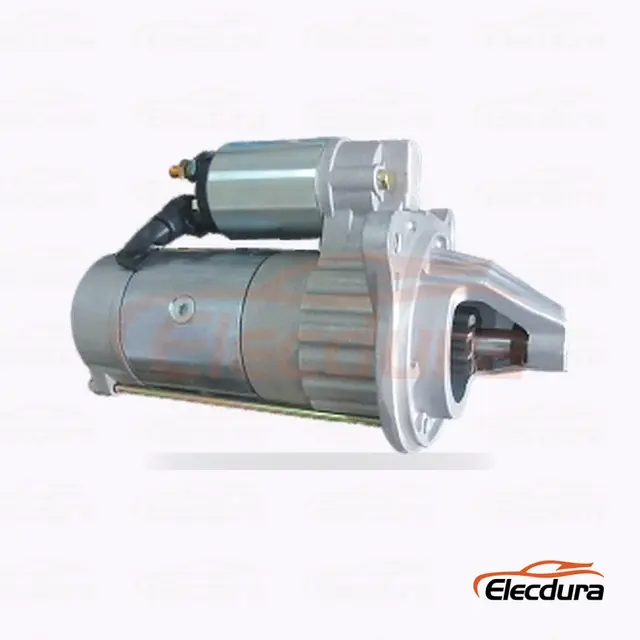 0001218174 Bosch Starter Motor, 12V 2.3kW 9 Teeth, Complete Side View - Top 20 Heavy-Duty Starter Motor Manufacturers in Brazil