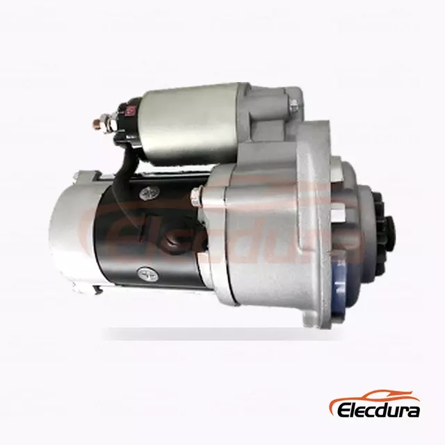 Mitsubishi-Type 24V 3.2kW 13 ฟัน CW Variant B มอเตอร์สตาร์ท | อุปทานขายส่ง มุมมองด้านข้างที่สมบูรณ์