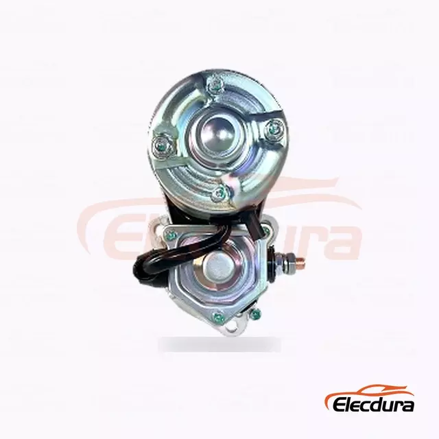 23300-95009 Kobelco Construction Equipment Starter Motor, 24V 4.5kW 11 Teeth, Rear Terminal View