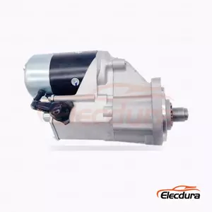 FYD123-N JAC Equipment Starter Motor, 12V 2.5kW 11 Teeth, Complete Side View