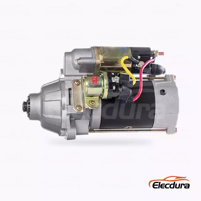 ME037465 Mitsubishi 6D14 Starter Motor Wholesale, Complete Side View