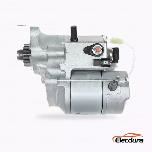 228000-6320 Kubota D1105 V1505 Starter Motor Wholesale, Complete Side View