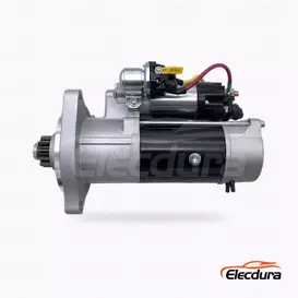 28100-2862A 0365-602-0012 Hino E13C Ağır Hizmet Kaynağı i&ccedil;in Marş Motoru 24V 8kW 11T, Komple Yan G&ouml;r&uuml;n&uuml;m