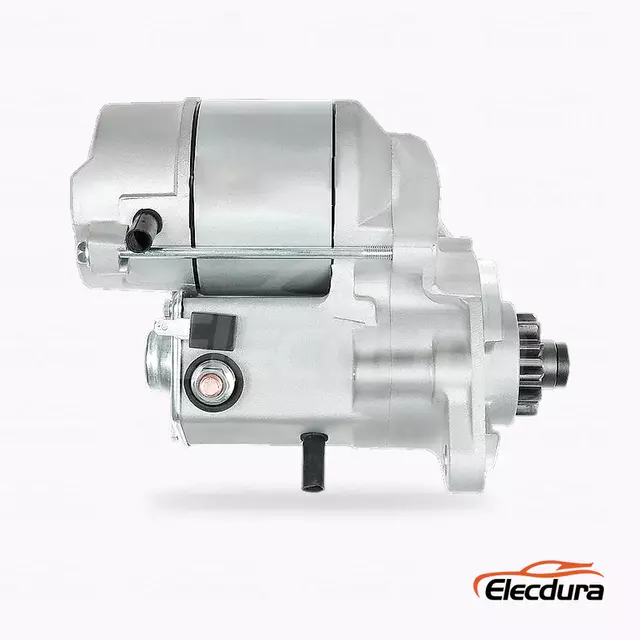 028000-6250 Kubota L4350 L4850 Starter Motor 12V 1.4kW 11T, Complete Side View