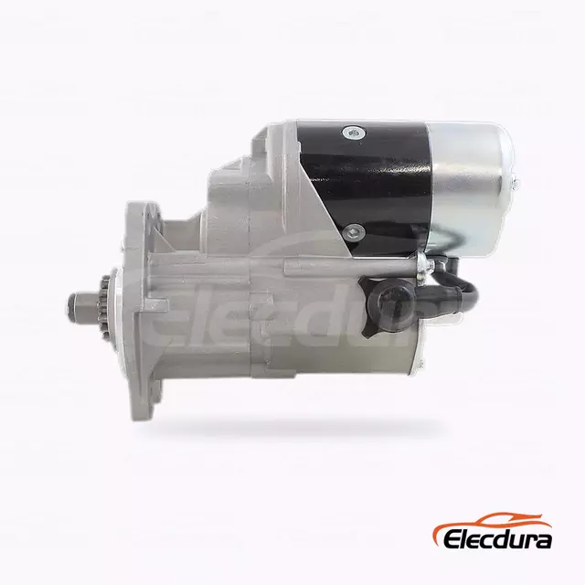 CH12096 John Deere 1050 Yanmar 3T90 Starter Motor Wholesale, Complete Side View