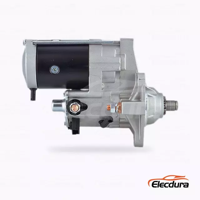 87750408 Motor de partida New Holland T8.360 4.0kW atacado, vista lateral completa