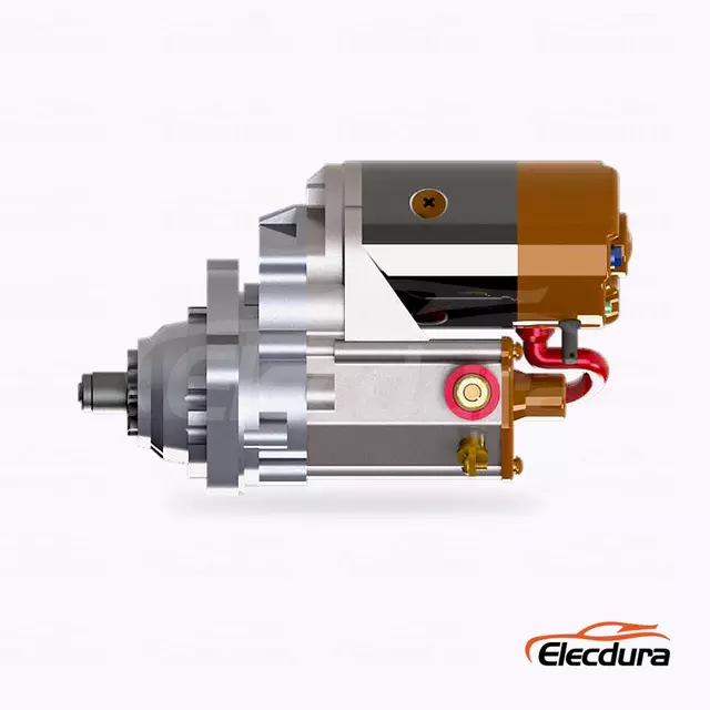 1113256 Case Crane 250 12T Starter Motor Wholesale, Complete Side View