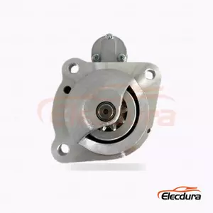 2873K405 Perkins Starter Motor, 12V 3.0kW 10 Teeth, Complete Side View