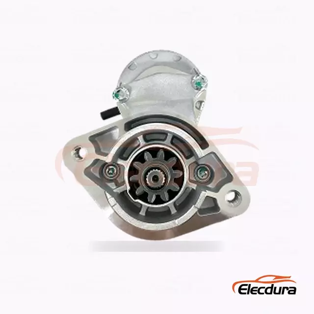 28100-64341 Motor Starter Toyota Corolla Diesel 2C, 12V 1.4kW 10 Gigi, Tampak Samping Lengkap