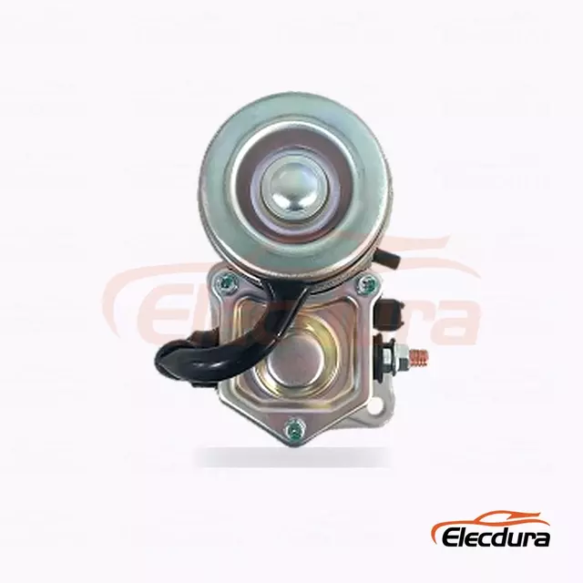 119620-77011 Yanmar 3T72 and 3TNA72 Engine Starter Motor, 12V 1.0kW 11 Teeth, Complete Side View