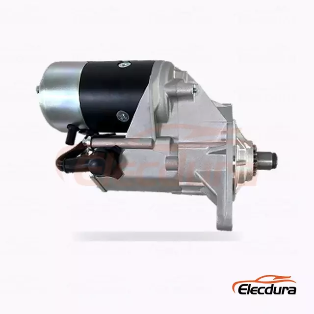 028000-9760 Hino W04C-T Starter Motor, 24V 4.5kW 11 Teeth, Rear Terminal View
