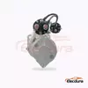 6526201-7124 Daewoo Starter Motor, 24V 6.0kW 11 Teeth, Drive-End Mounting View