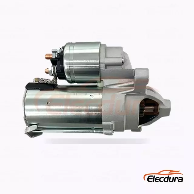 438328 르노 스타터 모터, 12V 1.2kW 9톱니, 후면 터미널 보기