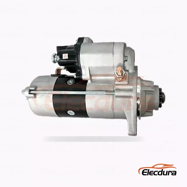 428000-7110 Cummins B4.5 Startermotor, 12V 3,0kW 10 t&aelig;nder, set bagfra terminal