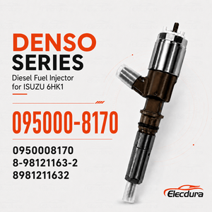 095000-8170 หัวฉีดดีเซลคอมมอนเรลสำหรับการจับคู่ ISUZU 6HK1