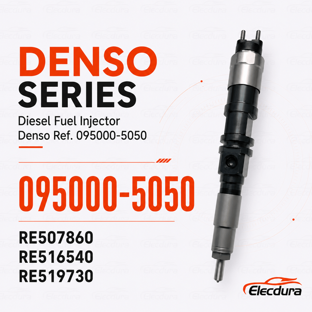 Denso Ref. 095000-5050 Diesel-Injektor f&uuml;r John Deere HPCR