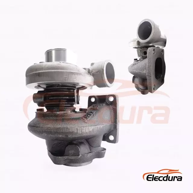 T250 711857-5002S Turbocharger for Massey Ferguson MF5300 — complete assembly alternate view