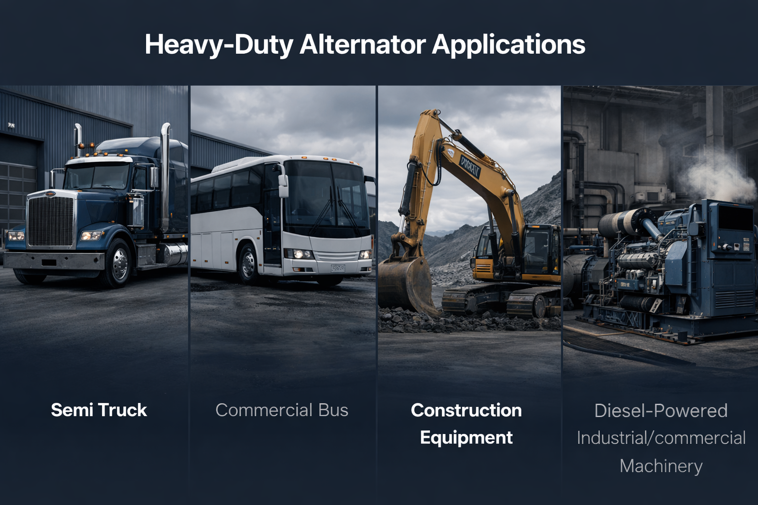 Heavy-Duty Alternator Applications