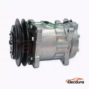 7H15 24V B1 146 mm Heavy-Duty A/C Compressor for Sumitomo excavator top-port