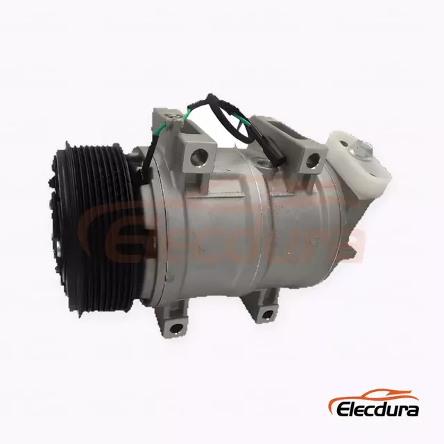 10K17A 24V PV8 119 mm left-15-degree flare Heavy-Duty A/C Compressor for JAC Junling truck