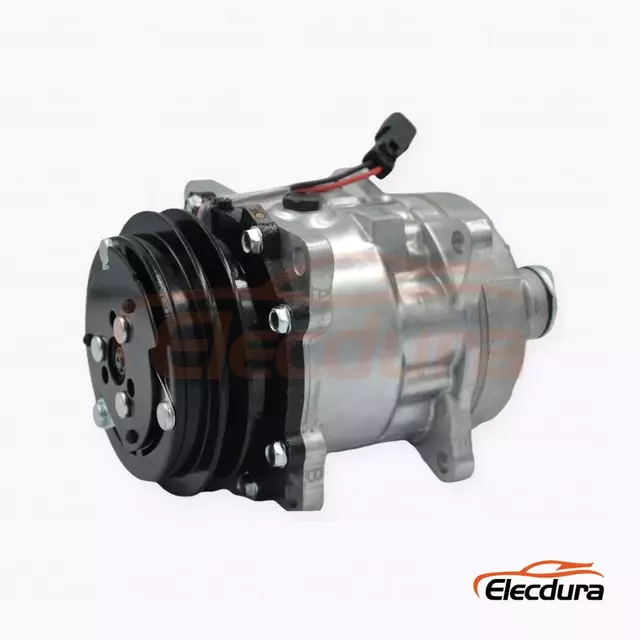 505 12V A1 125 mm Heavy-Duty A/C Compressor for Caterpillar 305 excavator and Bobcat loader