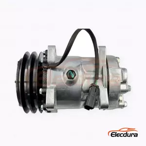 7H15 24V A2 132 mm Heavy-Duty A/C Compressor for Volvo heavy equipment twin-A version