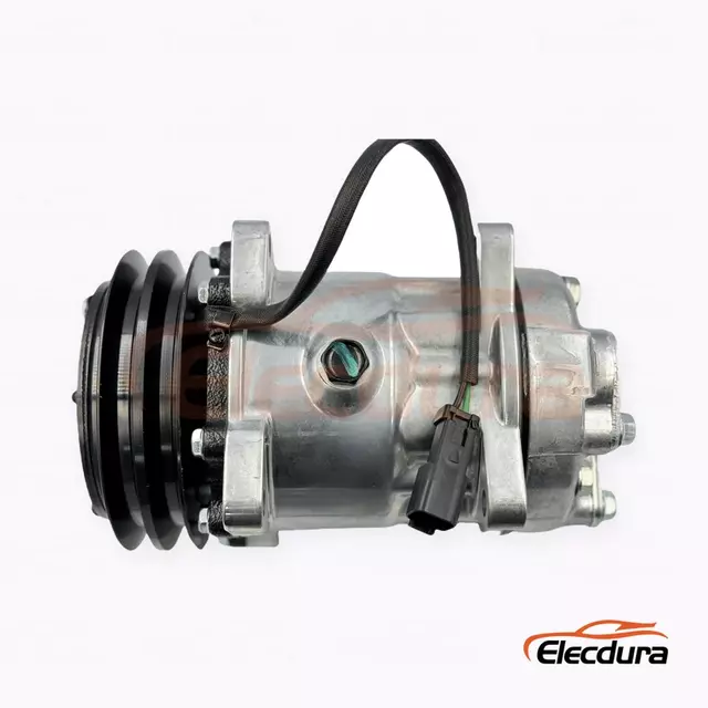 7H15 24V A2 132 mm Heavy-Duty A/C Compressor for Volvo heavy equipment twin-A version