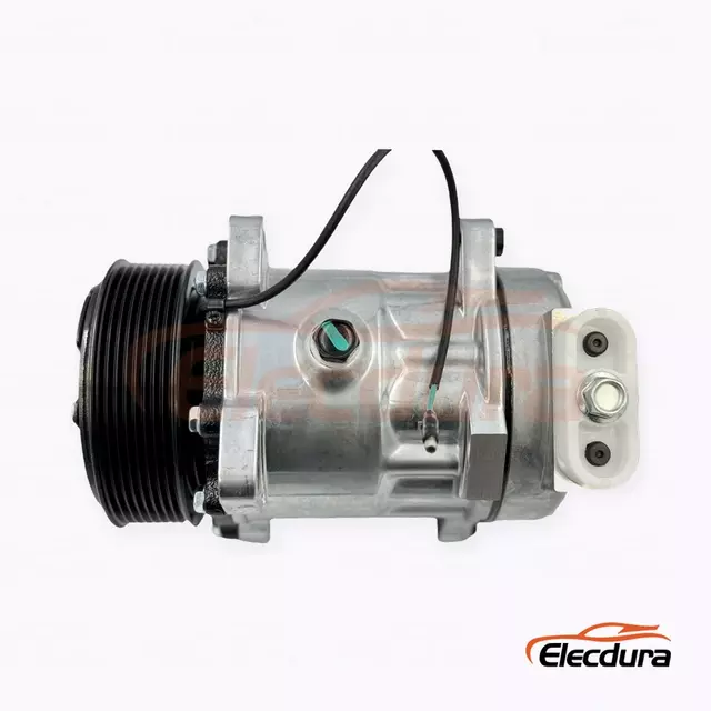 7H15 24V 8PK 119 mm Heavy-Duty A/C Compressor for Sinotruk Wangpai 8PK truck version