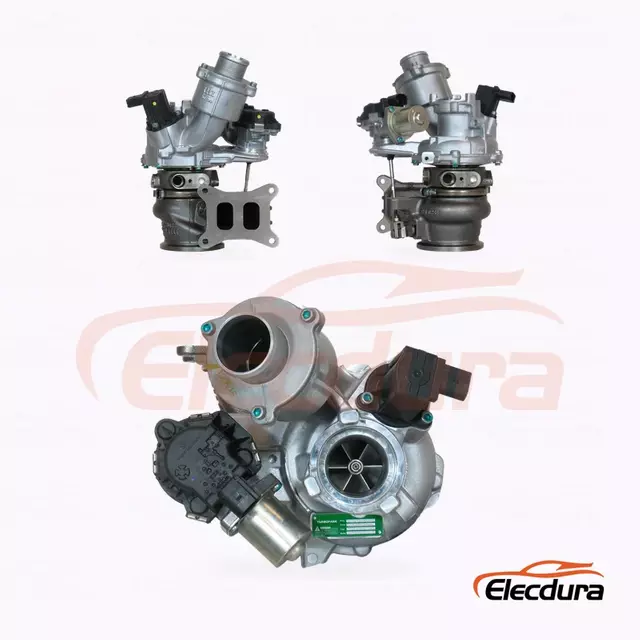Elecdura IS20 Turbocharger 06K145722G OE 06K145722G complete assembly front view