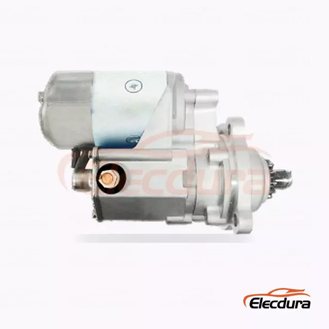 STR6177 Perkins Starter Motor, 12V 4.5kW 12 Teeth, Rear Terminal View