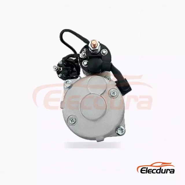 Motor Starter Tugas Berat 12V 3.3kW 10 Gigi CW Varian B, Tampilan Terminal Belakang