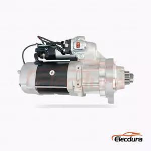 Heavy-Duty 24V 7.2kW 12 Teeth CW Starter Motor, Complete Side View