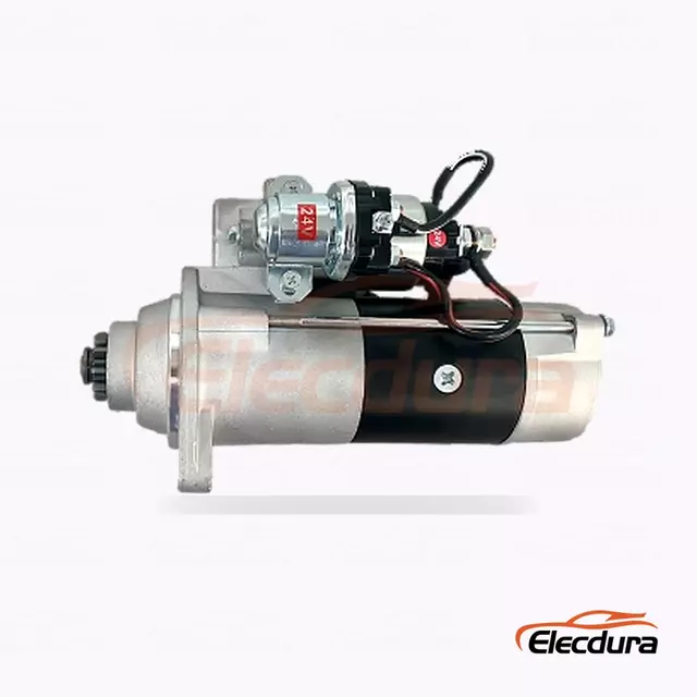Cummins QSF3.8 XE155D XE135 24V 5.0kW 10 Teeth CW Starter Motor | Wholesale Supply, Complete Side View