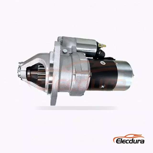 S2057 Hitachi-Type Starter Motor for Yanmar, 12V 3.0kW 11 Teeth, Rear Terminal View