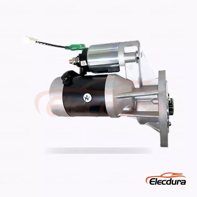 D&eacute;marreur de type Hitachi S14-204B, 12 V, 2,8 kW, 9 dents, vue du terminal arri&egrave;re