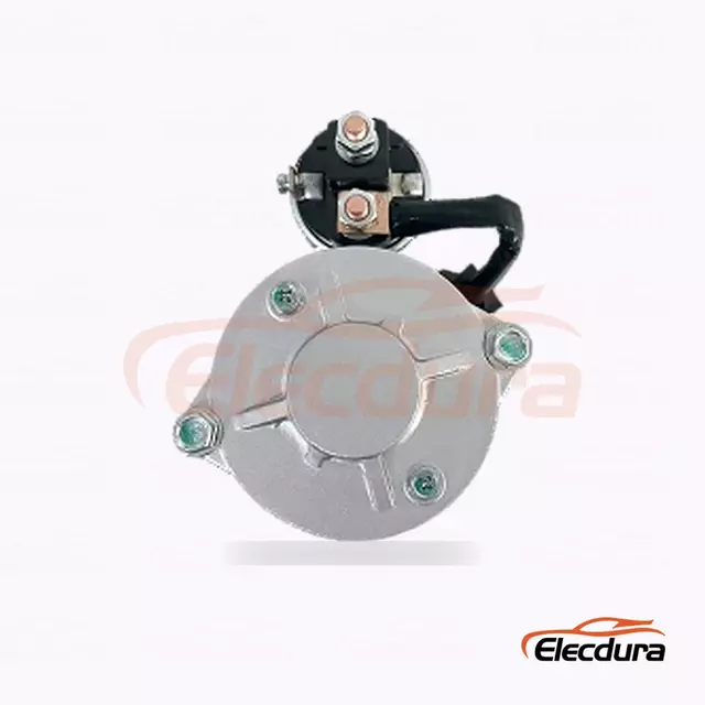 S14-102 Yanmar 4TNV98 motor de partida atacado, vista lateral completa