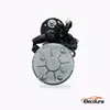 600-813-4671 Komatsu S6D170 Starter Motor Distributor, Rear Terminal View
