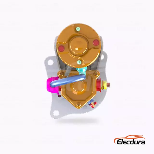 0001360063 Iveco Ursus Starter Motor Wholesale 24V, Rear Terminal View
