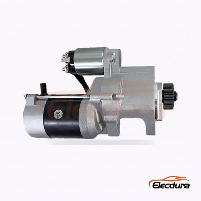 M2TS0571 Nissan Navara Startermotor, 12V 2,2kW 12 t&aelig;nder, bagfra terminalvisning